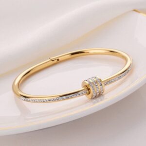 Aurora Luxe Crystal Bangle