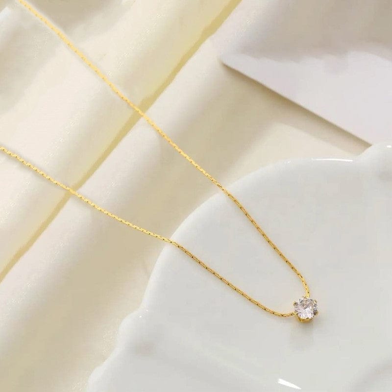 The Luna Solitaire Necklace - Image 3