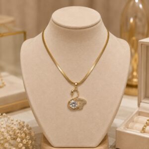The Cygna Swan Necklace18K Gold Plated Anti Tarnish Swan CZ Pendant