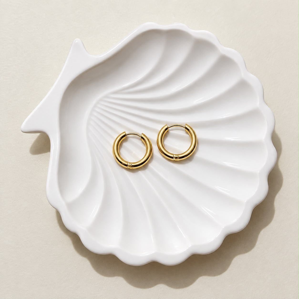 Classic Gold Bali Hoops (Small)